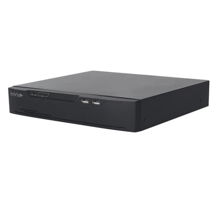 SN1A-16X16T/4TBB InVid Tech 16 Channel NVR 160Mbps Max Throughput - 4TB with 16 Plug and Play Ports